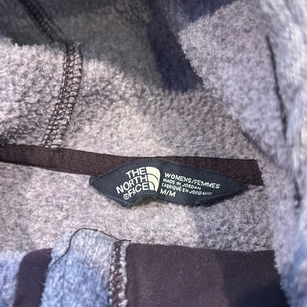 The North Face Jacket Crescent Fleece Hooded Pullover Fleece Toggle Sweater Med - Picture 6 of 14
